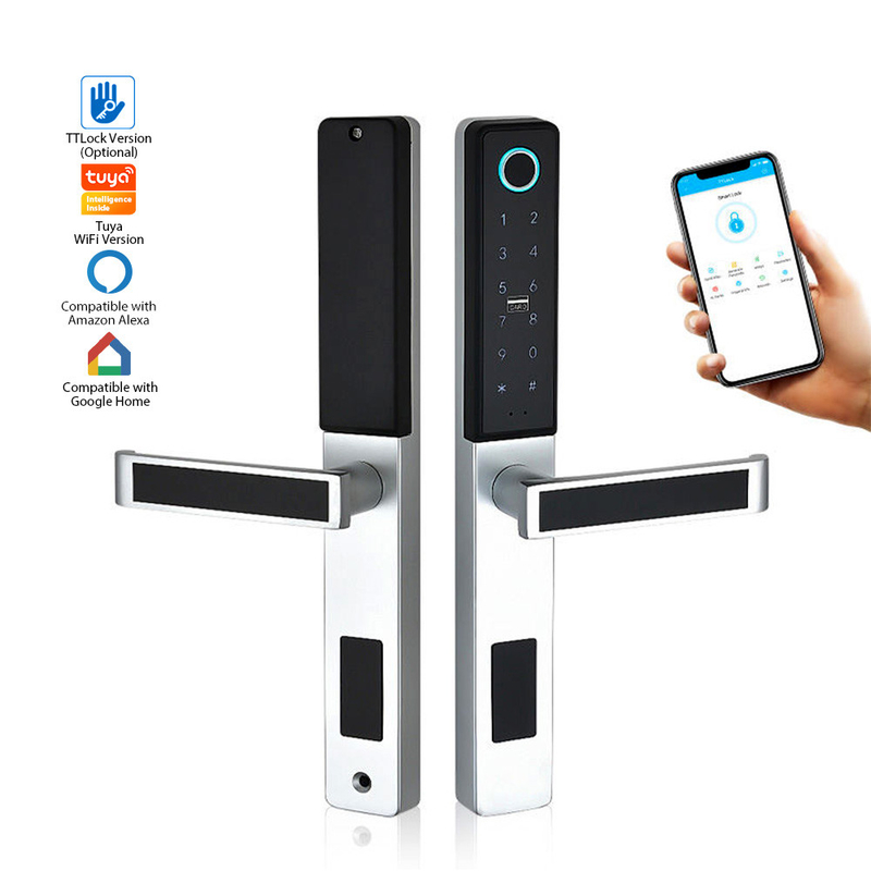 High Security Door Smart Lock Doorbell Tuya App Home Use Room Kunci Pintu Elektronik Berwarna-warni