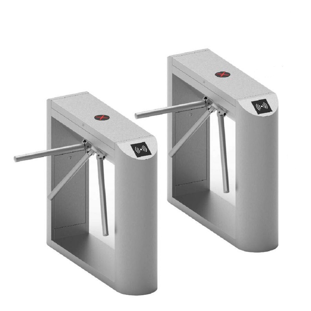 TR300 High Security Drop Arm Tripod Turnstile Outdoor 304 Stainless Steel