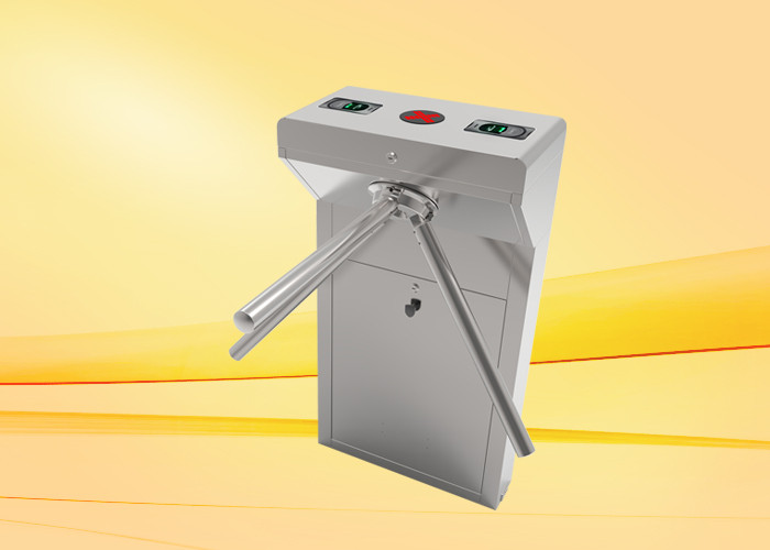 Waterproof Semi automatic  Access Control Tripod Turnstile Gate With RFID Reader